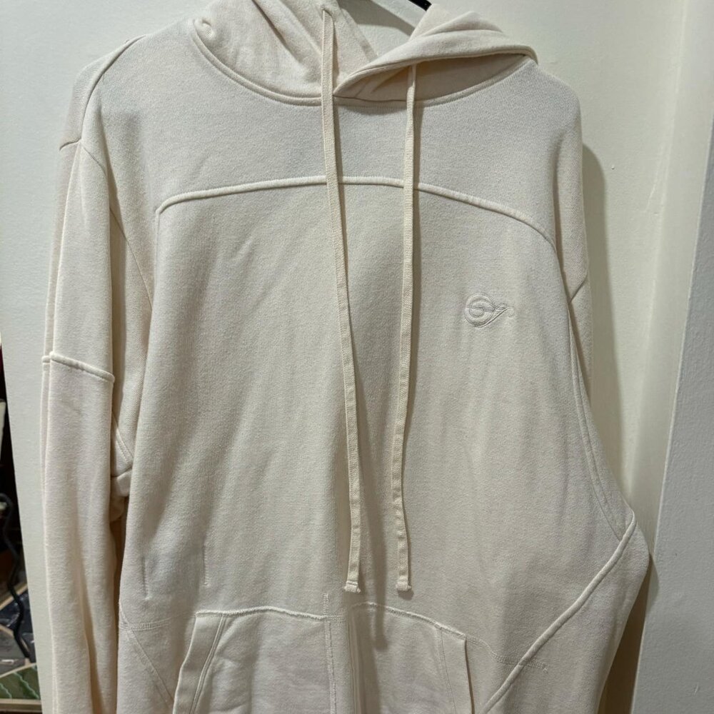 Reigning Champ x Jide Osifeso Knit Pullover Hoodie size L- Natural